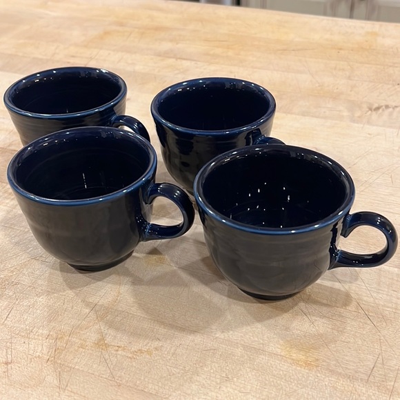 Fiestaware mugs and saucers- 4 count each - Picture 2 of 5